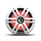 M2 10′′ DVC 2Ω Color Optix™ Infinite Baffle Marine Subwoofer: White Gen-2